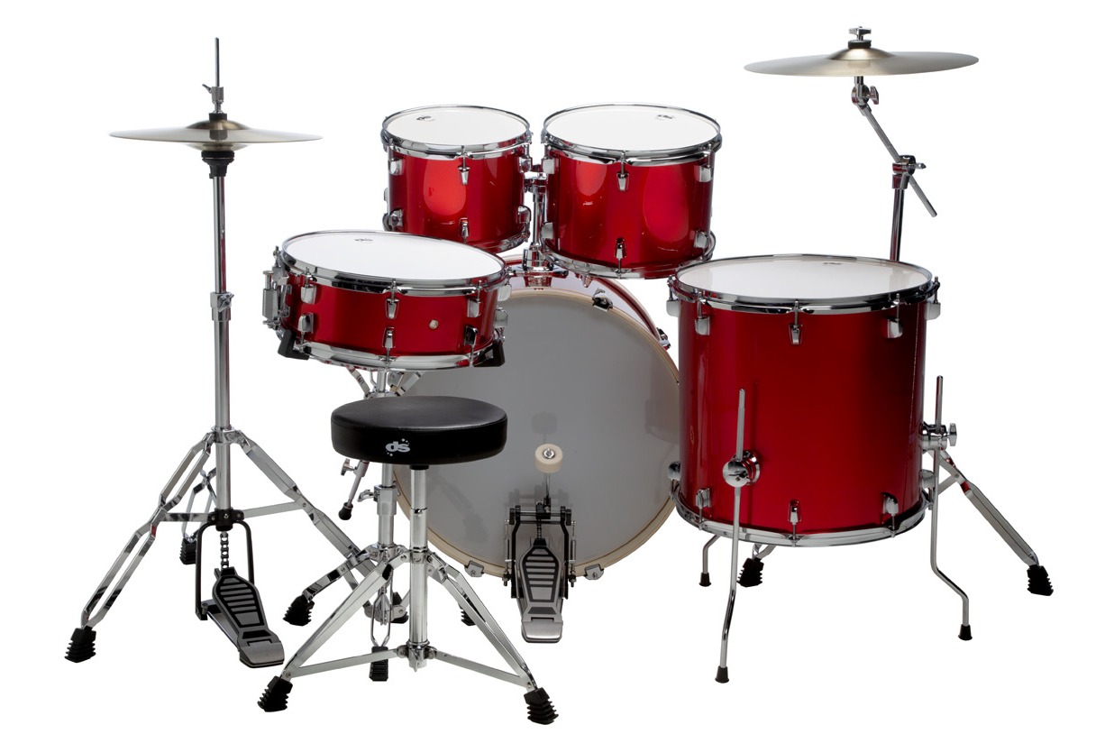 Set tobe acustice x DS Drum DSX Stage Candy Red Sparkle - imagine 2