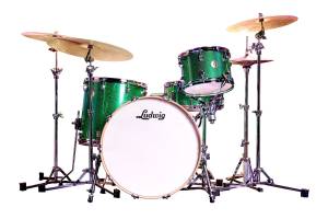 Ludwig Continental Pro Beat 24 Green Sparkle