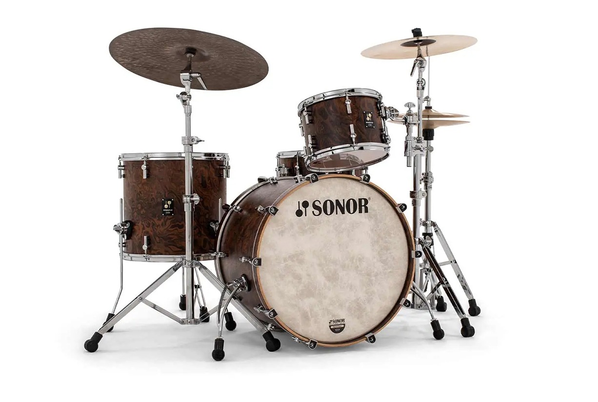 Sonor Momentum 322 Set California Burl Maple