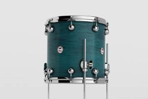 Floor Tom DS Drum Venom Teal Stain 14″x14″