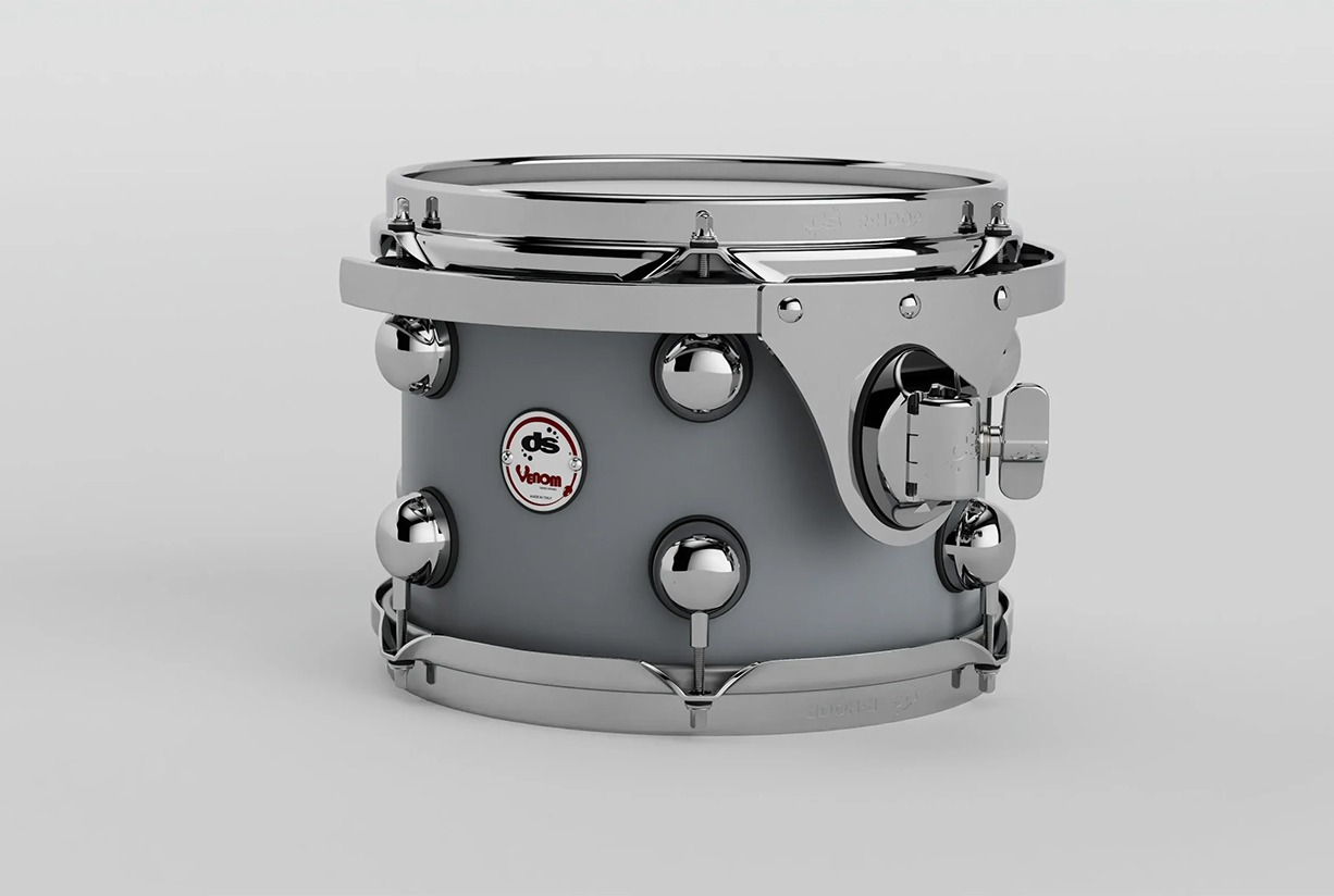 DS Drum Tom Venom Racing Grey 10"x7,5"