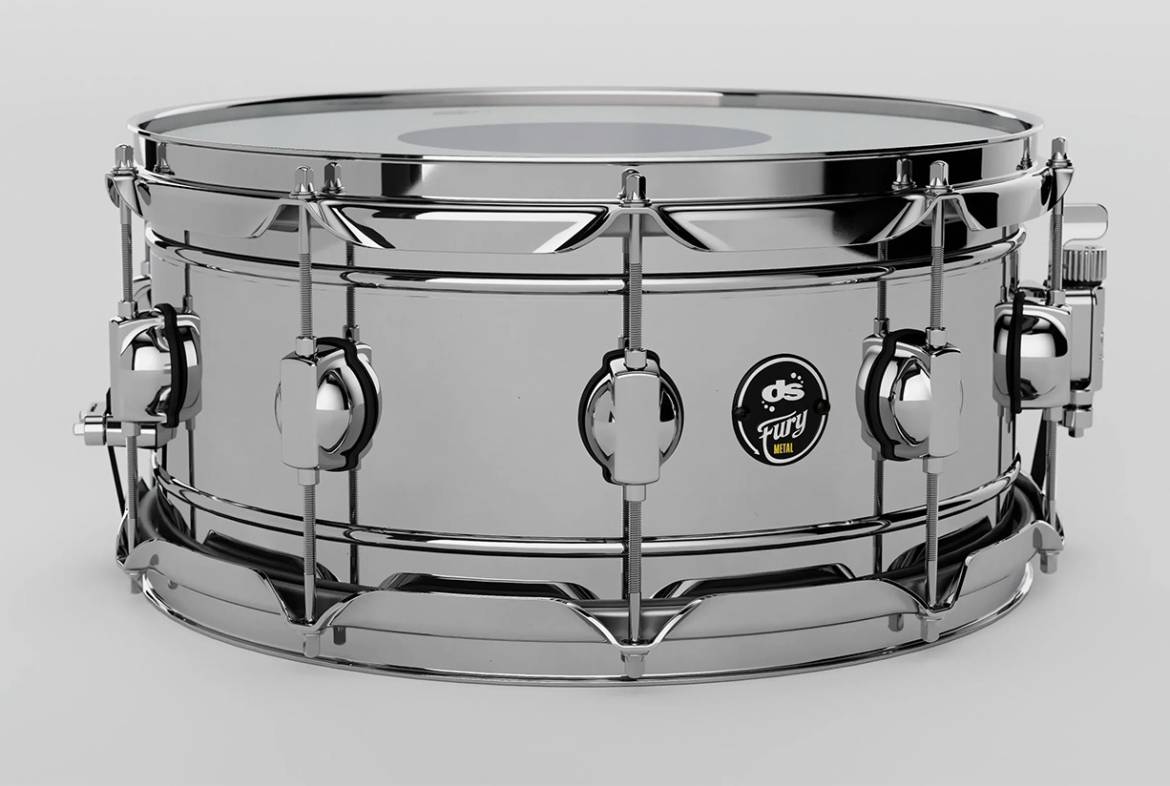 Toba Mica x DS Drum Fury 14″x6,5″ Steel Snare Drum