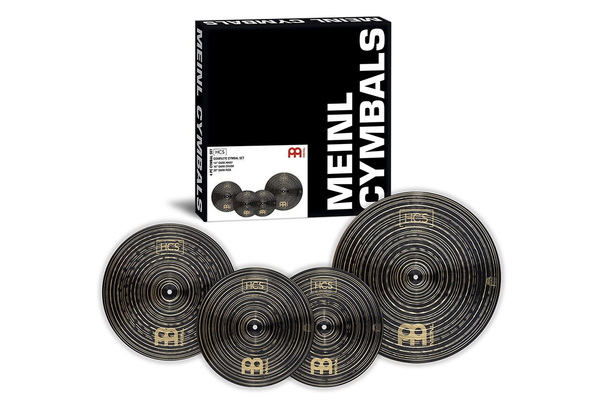 MEINL Cymbals HCS Dark Complete Cymbal 3pcs Set
